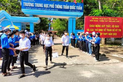 Hoàn thành công tác coi thi Kỳ thi tốt nghiệp THPT năm 2023 tại tỉnh Kon Tum