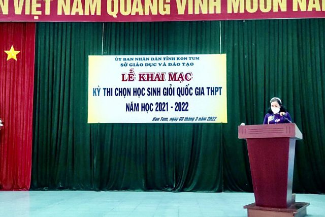 KHAI MẠC KỲ THI CHỌN HỌC SINH GIỎI QUỐC GIA TRUNG HỌC PHỔ THÔNG NĂM HỌC 2021-2022