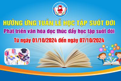 Tuần lễ hưởng ứng học tập suốt đời năm 2024: “Phát triển văn hóa đọc thúc đẩy học tập suốt đời”