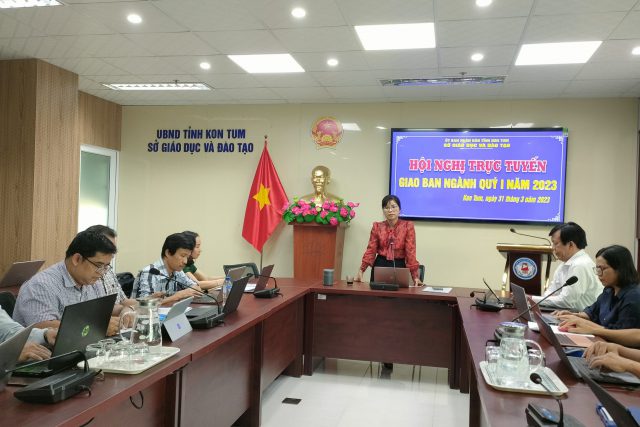 Hội nghị trực tuyến giao ban Ngành quý I năm 2023