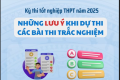 Kỳ thi tốt nghiệp THPT năm 2025 sẽ diễn ra vào các ngày 26 và 27 tháng 6 năm 2025.