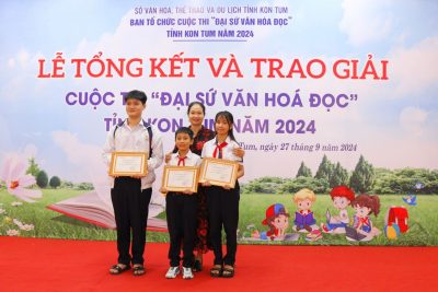 Tổng kết và trao giải cuộc thi “Đại sứ Văn hóa đọc” tỉnh Kon Tum, năm 2024