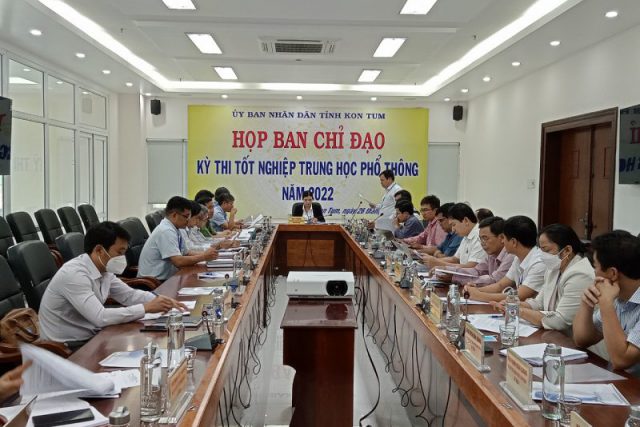 Họp Ban Chỉ đạo Kỳ thi tốt nghiệp THPT năm 2022